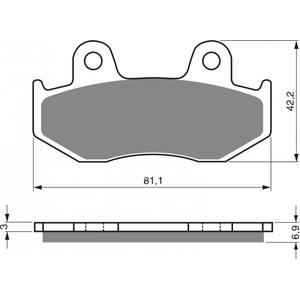 Fékbetét GOLDFREN 103 S3
