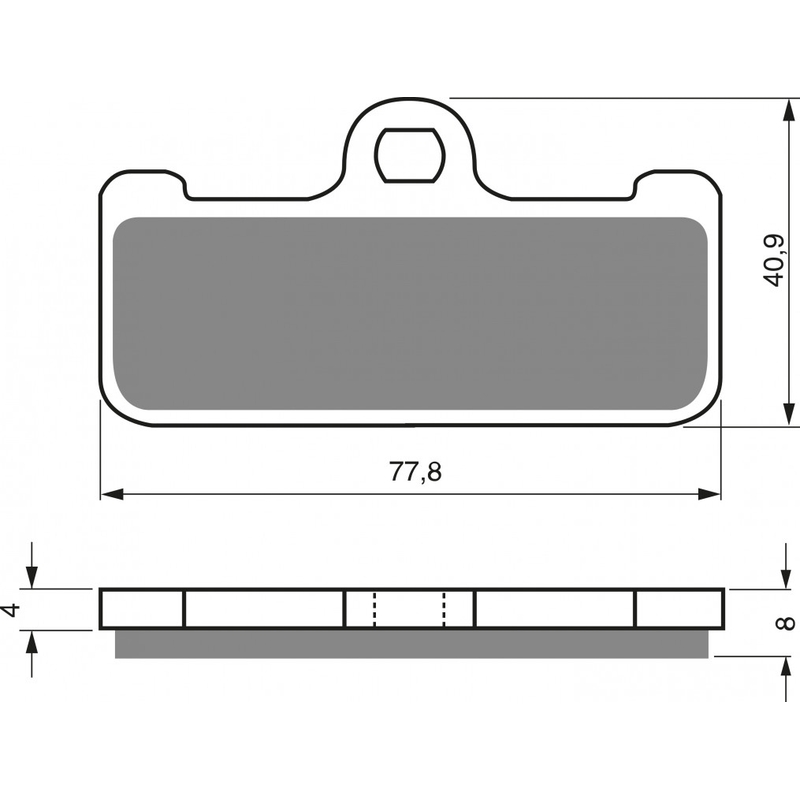 Fékbetét GOLDFREN S33 STREET FRONT