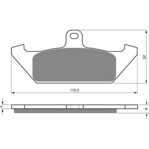 Fékbetét GOLDFREN 101 S3