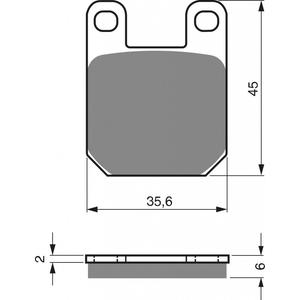 Fékbetét GOLDFREN 121 S3