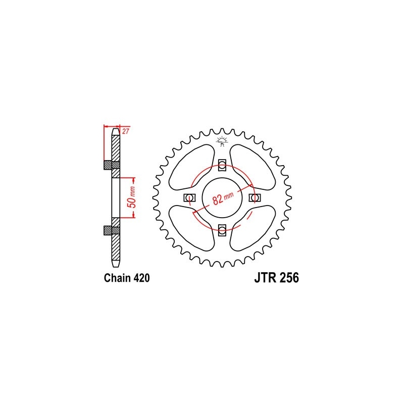 Csillagkerék JT 36 fogak,420