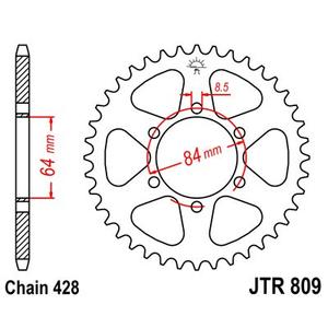 Csillagkerék JT JTR 809-44 44 fogak,428