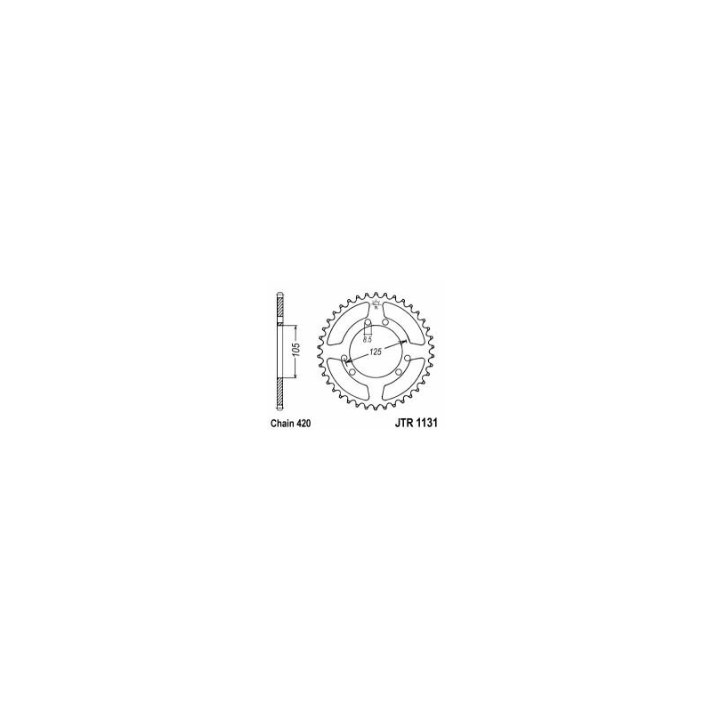 Csillagkerék JT 60 fogak,420