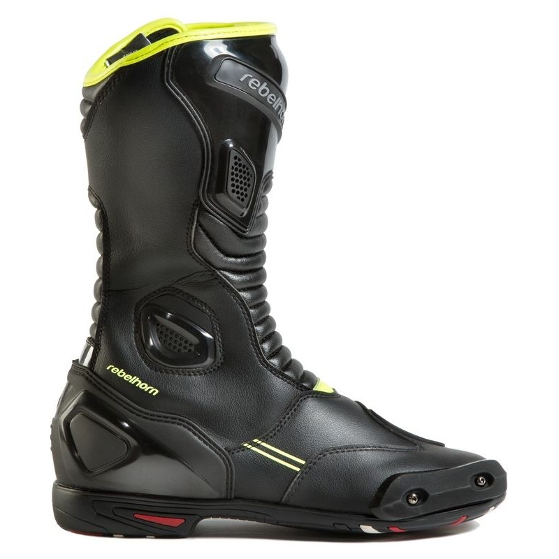 Rebelhorn Trip ST CE magasszárú motoros csizma fekete-neon sárga kiárusítás