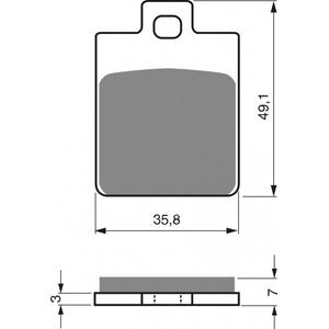 Fékbetét GOLDFREN 137 S3