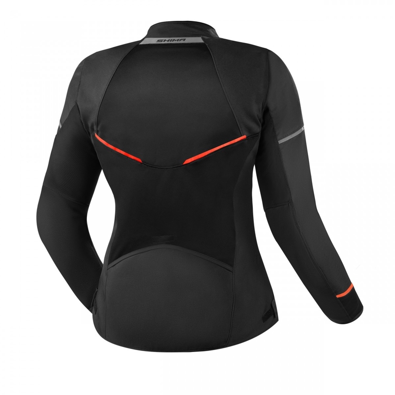 Shima X-MESH 2.0 női motoros dzseki fekete-piros