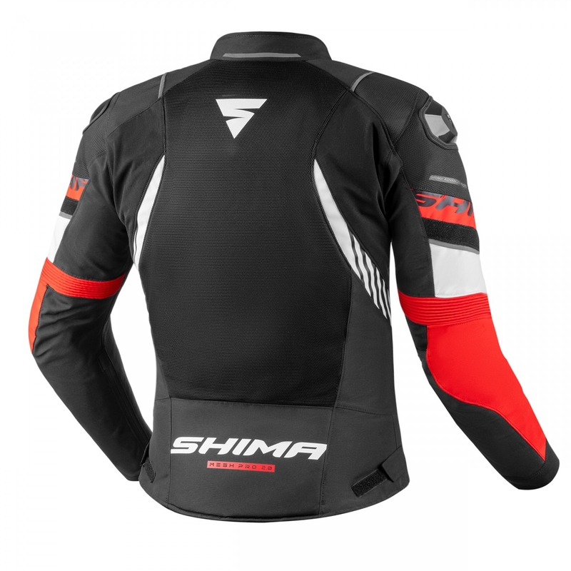 Shima MESHPRO 2.0 motoros kabát fekete-piros