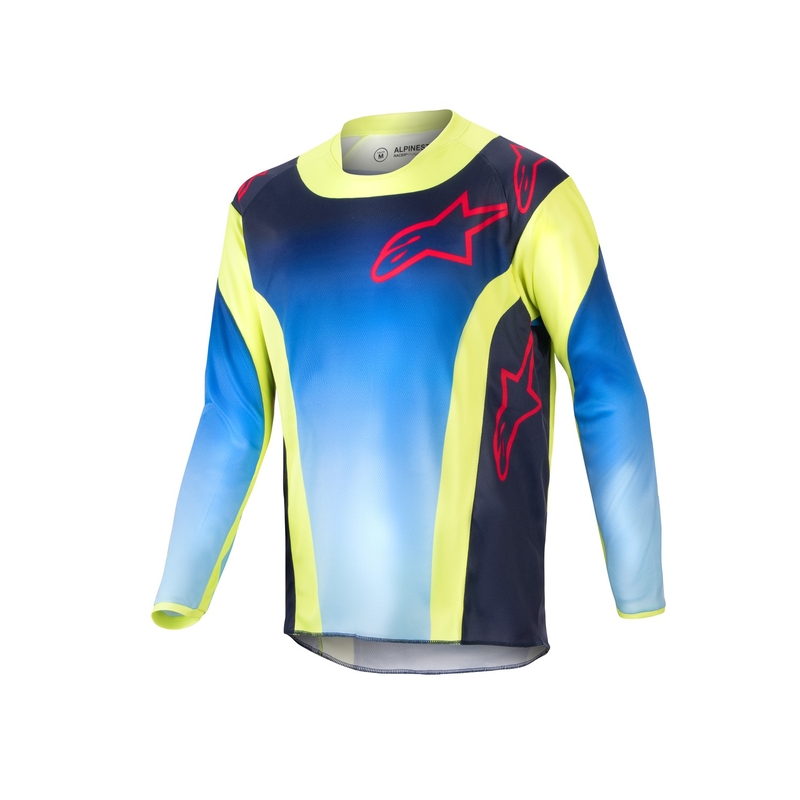 Alpinestars Racer Ocuri 2024 gyerek motocross mez fluo sárga-kék-piros