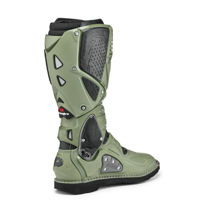 SIDI CROSSFIRE 3 motoros csizma zöld-fekete