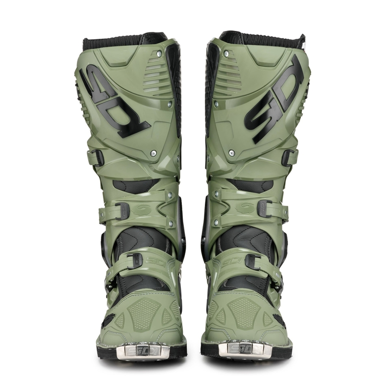 SIDI CROSSFIRE 3 motoros csizma zöld-fekete