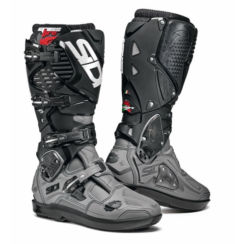 SIDI CROSSFIRE 3 SRS motoros csizma szürke-fekete