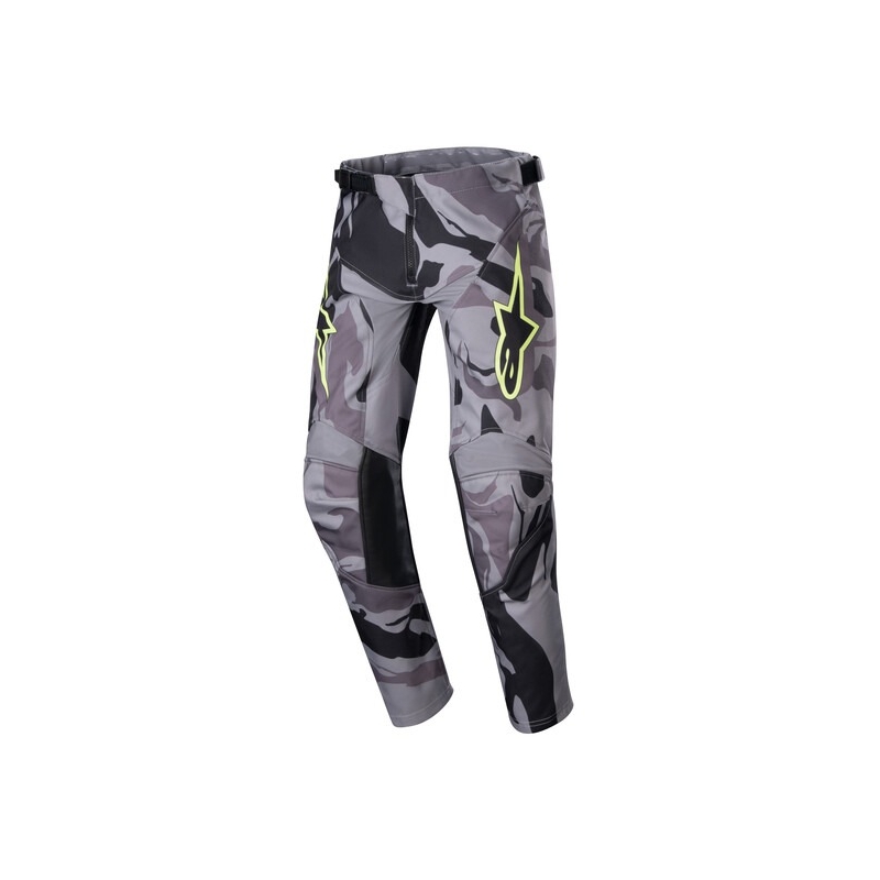 Alpinestars Racer Tactical 2024 gyerek motokrossz nadrág szürke camo-fluo-sárga-fekete