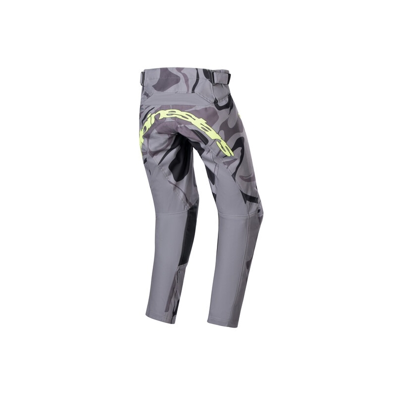 Alpinestars Racer Tactical 2024 gyerek motokrossz nadrág szürke camo-fluo-sárga-fekete