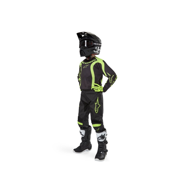 Alpinestars Racer Lurv 2024 gyerek motokrossz nadrág fekete-sárga