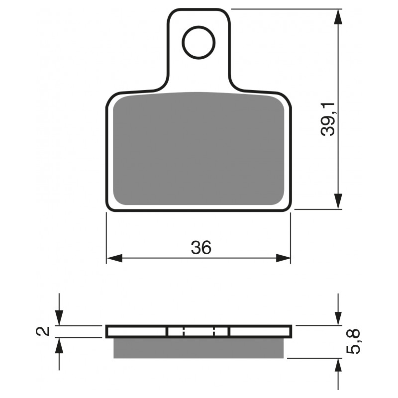 Fékbetét GOLDFREN K5