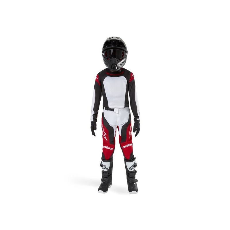 Alpinestars Racer Ocuri 2024 gyerek motocross nadrág piros-fehér-fekete