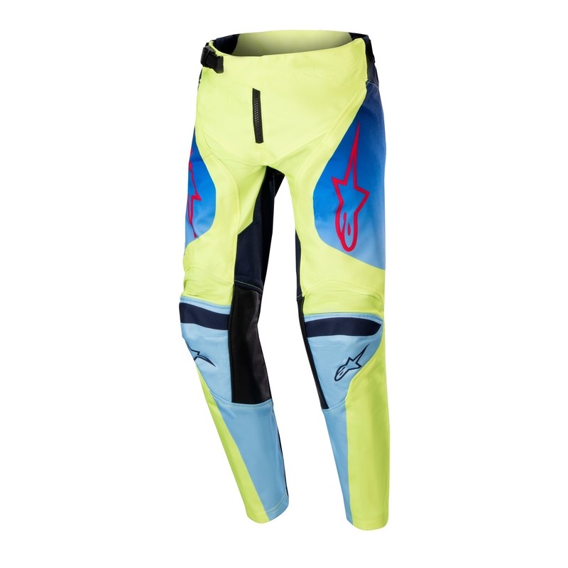 Alpinestars Racer Hoen gyerek motocross nadrág fluo sárga-kék-piros