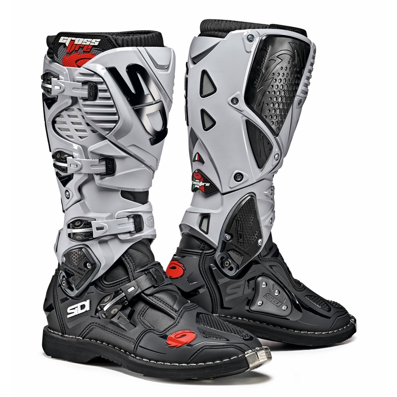 SIDI CROSSFIRE 3 motoros csizma fekete-szürke
