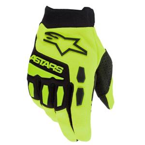 Alpinestars Full Bore Kids motocross kesztyűk Fluo sárga-fekete