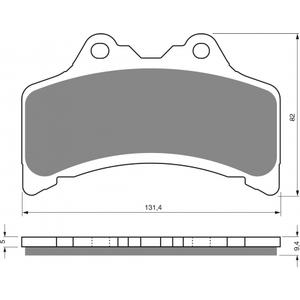Fékbetét GOLDFREN 204 S3