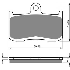 Fékbetét GOLDFREN 207 S3