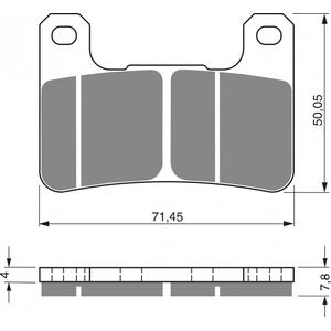 Fékbetét GOLDFREN 213 AD  STREET