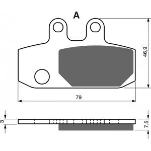 Fékbetét GOLDFREN 223 AD  OFF-ROAD FRONT