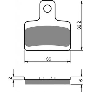 Fékbetét GOLDFREN 199 S3