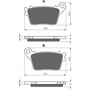 Fékbetét GOLDFREN 242 S3