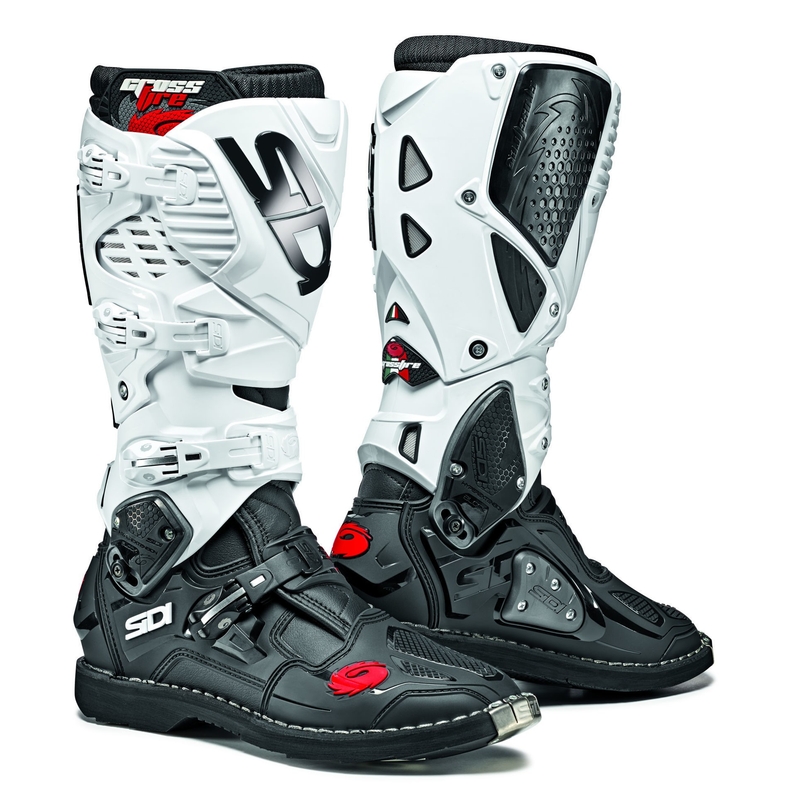 SIDI CROSSFIRE 3 motoros csizma fekete-fehér