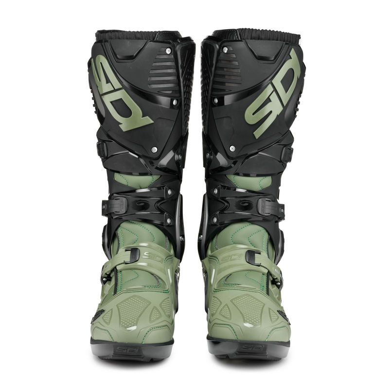 SIDI CROSSFIRE 3 SRS motoros csizma zöld-fekete