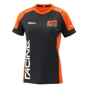 KTM Team női póló fekete-narancssárga