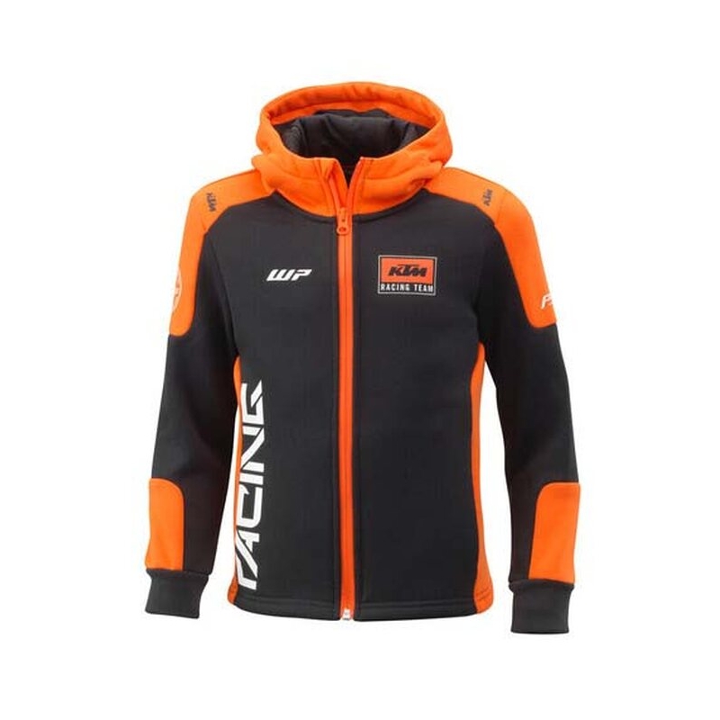 Kids Team Hoodie gyerek pulóver fekete-narancssárga