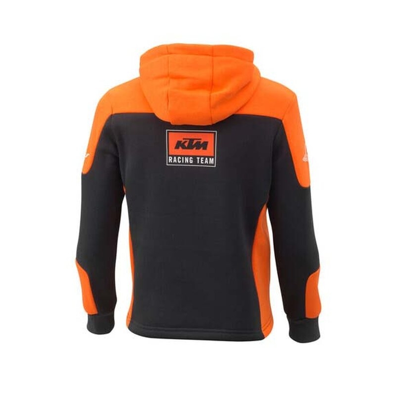 Kids Team Hoodie gyerek pulóver fekete-narancssárga
