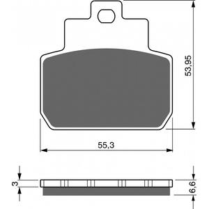 Fékbetét GOLDFREN 263 AD  STREET