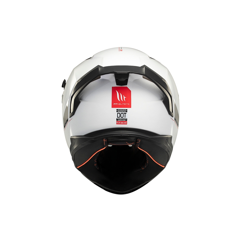 MT BRAKER SV SOLID A0 zárt bukósisak fehér