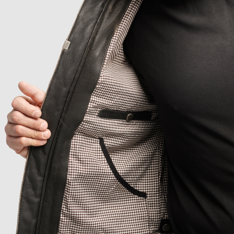 Rebelhorn Hunter II motoros bőrkabát barna