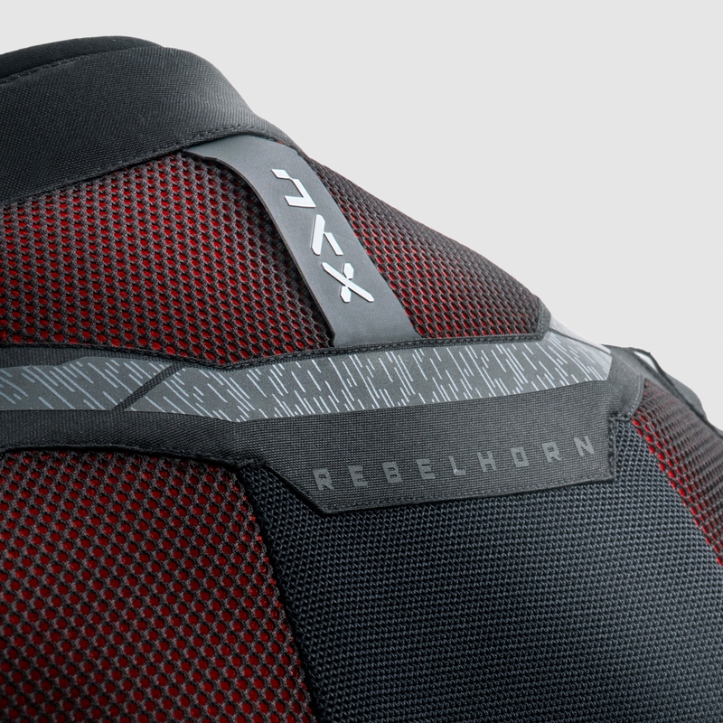 Rebelhorn Jax motoros kabát fekete-piros