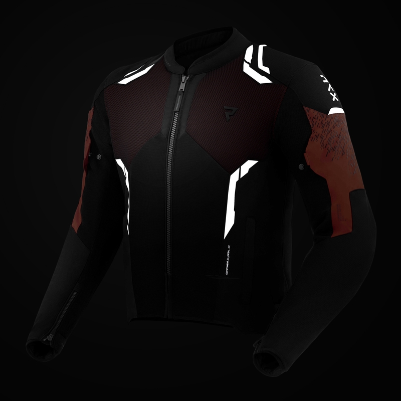 Rebelhorn Jax motoros kabát fekete-piros