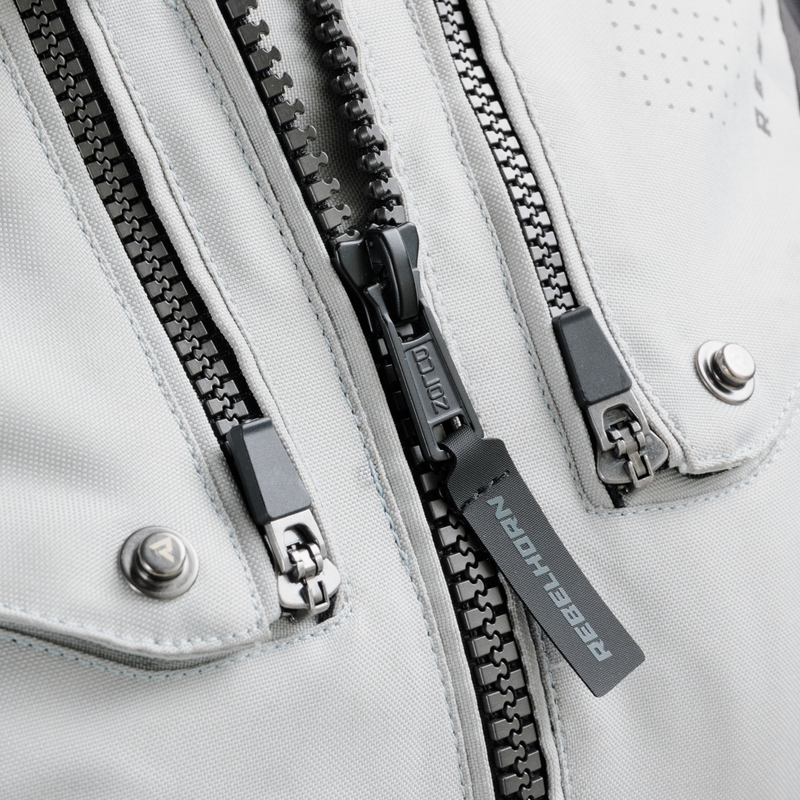 Rebelhorn Hiker IV motoros kabát 2 fekete-szürke-fluo sárga