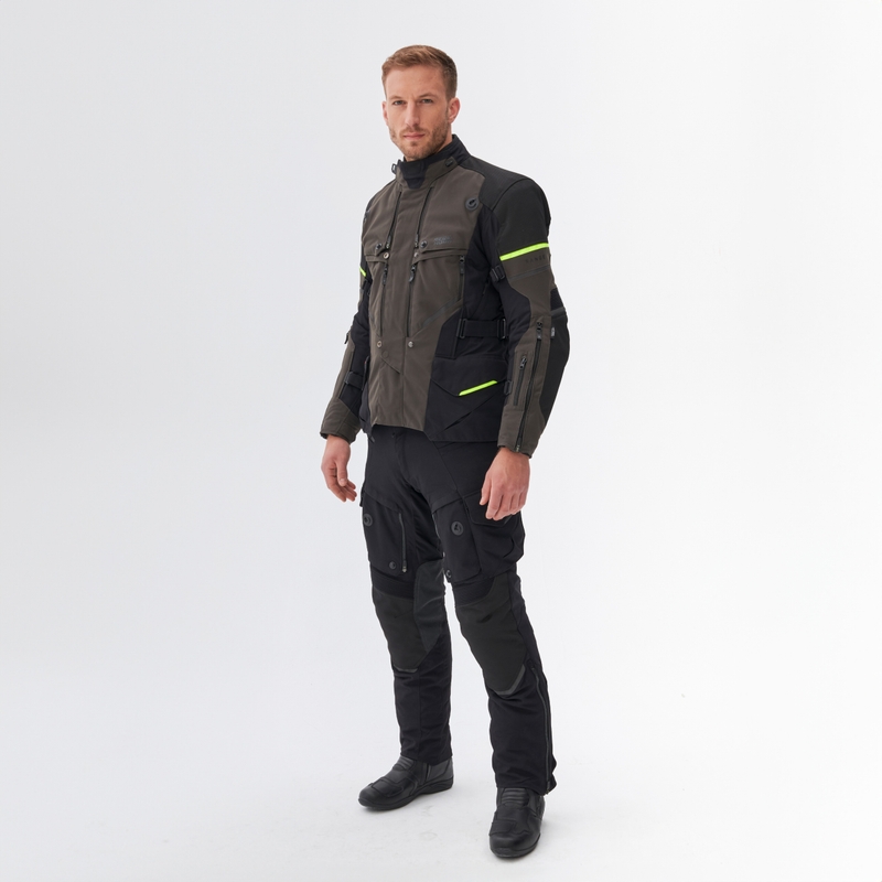 Rebelhorn Range antracit-fekete-fluo sárga motorkerékpár dzseki