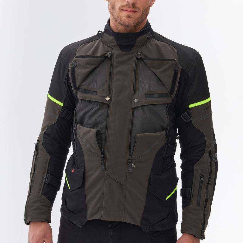 Rebelhorn Range antracit-fekete-fluo sárga motorkerékpár dzseki