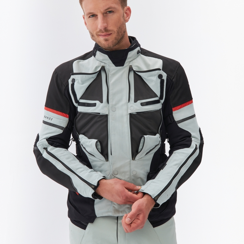 Rebelhorn Range szürke-fekete-piros motoros dzseki