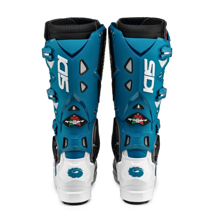 SIDI CROSSFIRE 3 SRS motoros csizma fehér-kék