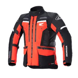 Alpinestars Bogota PRO Drystar Honda kollekció 2024 motoros kabát fluo piros-fekete