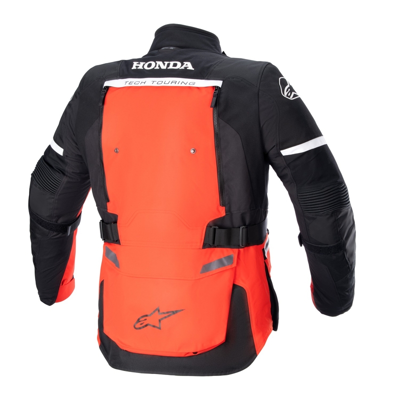 Alpinestars Bogota PRO Drystar Honda motoros kabát fluo piros-fekete kollekció