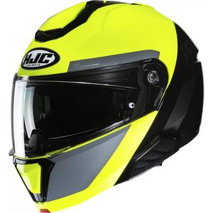 Výklopná helma HJC i91 Bina MC3H žluto-černá