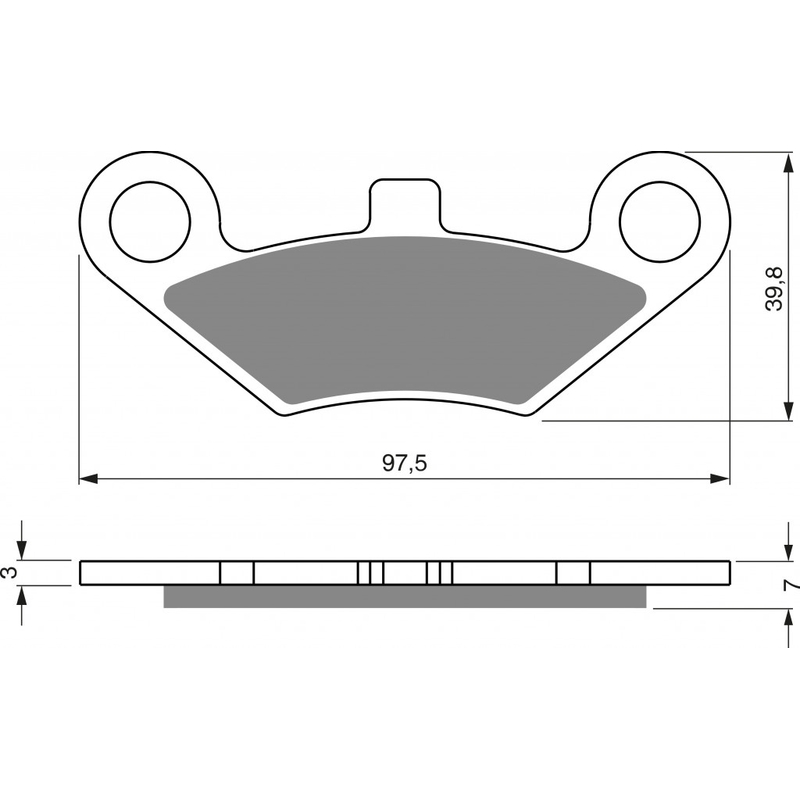 Fékbetét GOLDFREN AD  OFF-ROAD FRONT