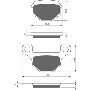 Fékbetét GOLDFREN 289 S3