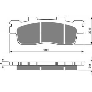 Fékbetét GOLDFREN 302 AD  STREET